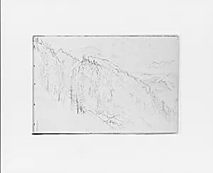 Mountainside (from Sketchbook X) by William Trost Richards