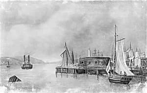 North Battery or "Red Fort" by Unknown Artist