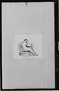 Nude Figure (from Sketchbook) by John William Casilear