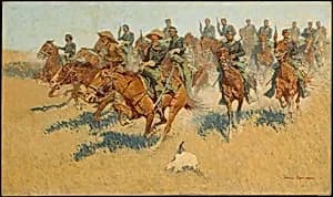 On the Southern Plains by Frederic Remington