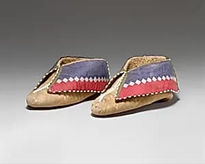 Pair of Moccasins by Unknown Artist