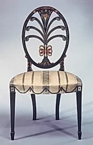 Pair of side chairs by Unknown Artist