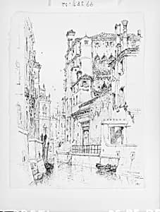 Palazzo Contarini degli Scrigni, Venice by Andrew Fisher Bunner