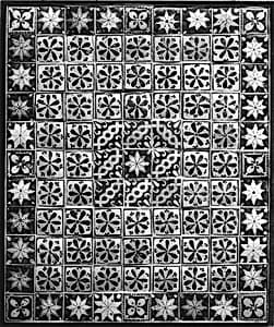 Panel of tiles (99) by Unknown Artist