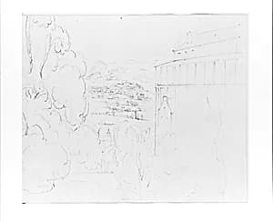 Panorama of Shoreline (from Sketchbook) by John William Casilear