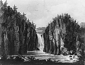 Passaic Falls, New Jersey (?) by Pavel Petrovich Svinin