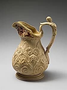 Pitcher by D. & J. Henderson Flint Stoneware Manufactory