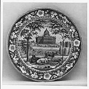 Plate by John Rogers & Son