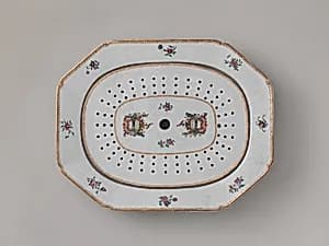 Platter with Drainer by Unknown Artist