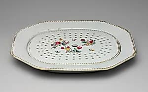 Platter with Drainer by Unknown Artist