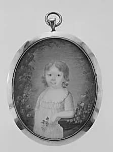 Portrait of a Girl by Philippe Abraham Peticolas