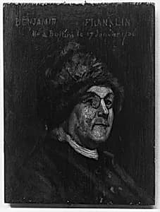 Portrait of Benjamin Franklin by Unknown Artist