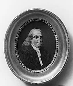 Portrait of Benjamin Franklin by H. Sanford