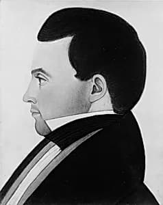 Profile of a Man by Unknown Artist