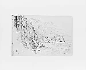 Puget Sound (from Sketchbook X) by William Trost Richards