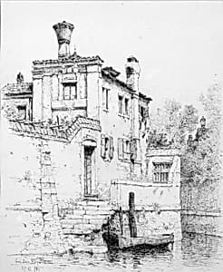 Rio San Biago, Venice by Andrew Fisher Bunner