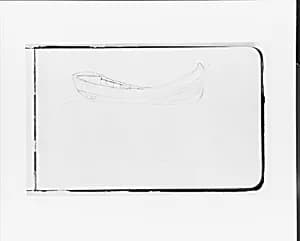 Rowboat (from Sketchbook) by Albert Bierstadt