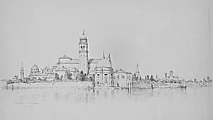 San Michaeli, Venice by Andrew Fisher Bunner
