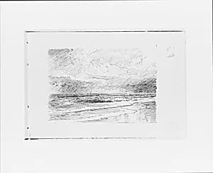 Seascape (from Sketchbook VII) by William Trost Richards