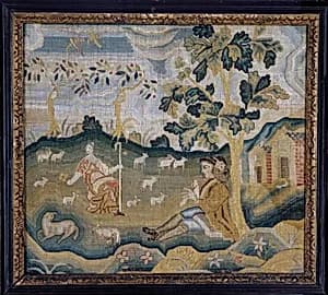 Shepherd and Shepherdess by Unknown Artist