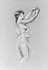 Study for "The Pleiades" by Elihu Vedder