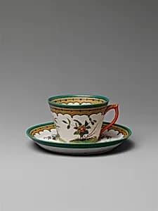 Teacup and saucer by Karl L. H. Müller|Union Porcelain Works