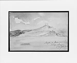 Temple of Minerva (from Sketchbook) by Mary Newbold Sargent