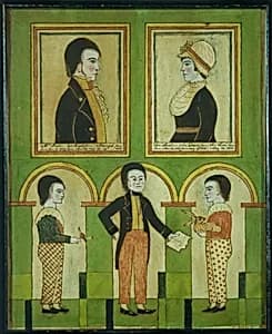 The Abraham Pixler Family by Unknown Artist