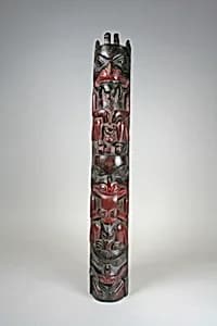 Totem Pole Model by Unknown Artist