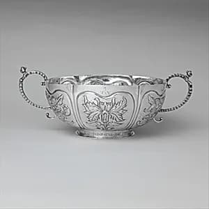 Two-handled Bowl by Cornelius Kierstede