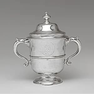 Two-Handled Cup and Cover by Jacob Hurd