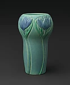 Vase with crocuses