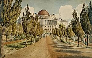 View of the Capitol by Charles W. Burton