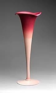 "Wild Rose" Lily vase by New England Glass Company