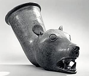 Animal-headed rhyton by Unknown Artist