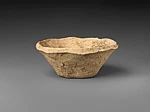 Beveled rim bowl by Unknown Artist