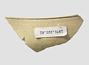 Bowl rim sherd by Unknown Artist
