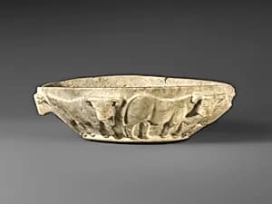 Bowl with procession of bulls by Unknown Artist