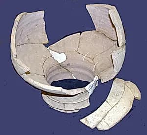 Broken jar by Unknown Artist