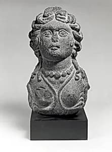 Bust of female figure by Unknown Artist