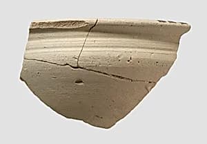 Carinated bowl sherd by Unknown Artist
