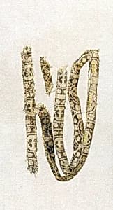 Collar trim of a garment by Unknown Artist