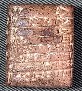 Cuneiform tablet: animal account by Unknown Artist