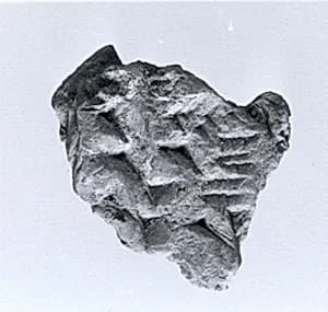 Cuneiform tablet: fragment of a table of reciprocals by Unknown Artist