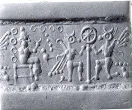 Cylinder seal and modern impression by Unknown Artist