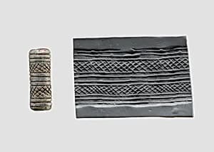 Cylinder seal with geometric design by Unknown Artist