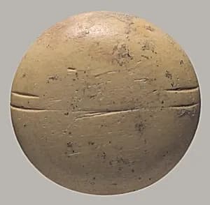 Disc: die or gaming piece (?) by Unknown Artist