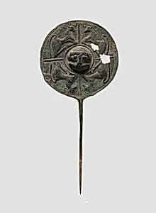 Disc-headed pin by Unknown Artist