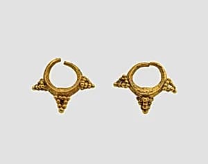 Earrings by Unknown Artist
