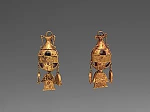 Earrings by Unknown Artist